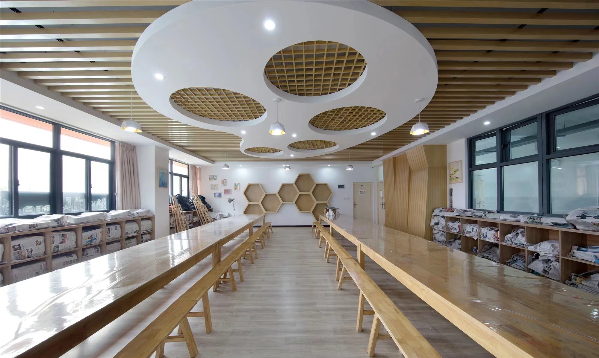 【學校案例】今泰裝飾在武漢市先后完成了與紅領巾學校6個校區的項目交付！(圖6)